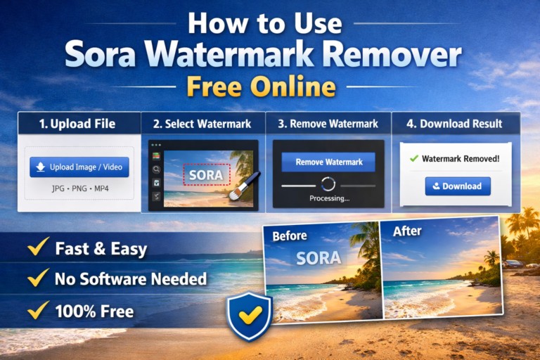 How to Use Sora Watermark Remover Free Online