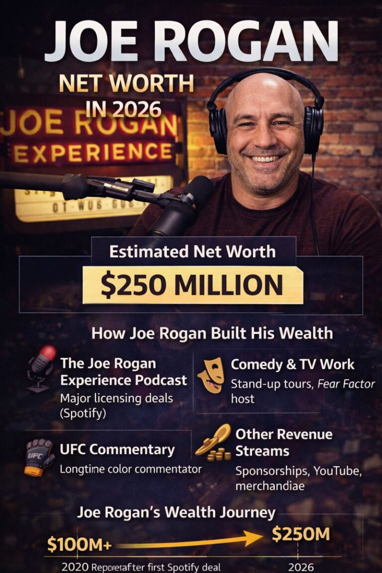 Joe Rogan Net Worth: How Much Is the Podcast Star Worth in 2026?