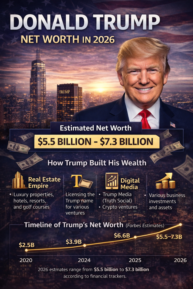 Donald Trump Net Worth: How Rich Is the Former President in 2026?