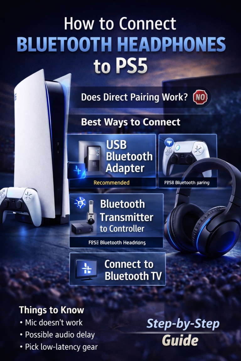 How to Connect Bluetooth Headphones to PS5?