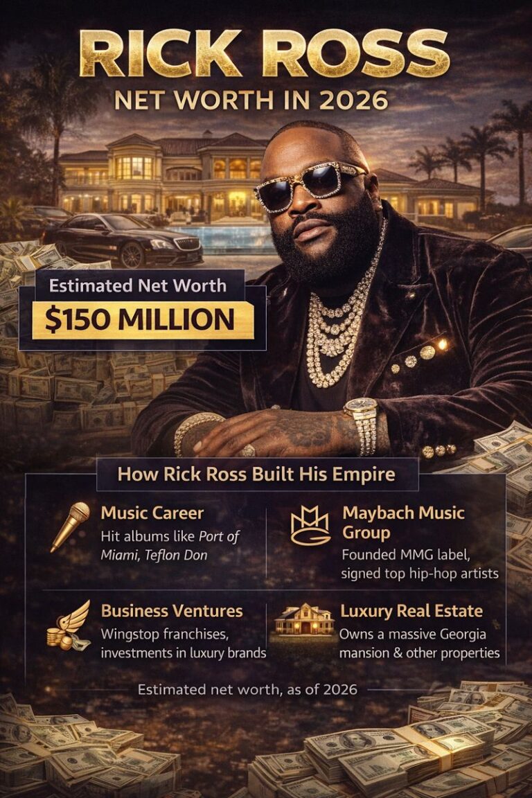 Rick Ross Net Worth in 2026 – How the Hip-Hop Boss Built His Empire